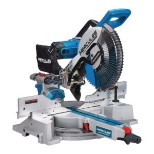 Sierra ingletadora 12 plg compuesta deslizante de doble bisel con luz led