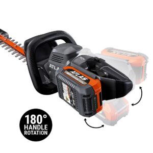 Cortasetos inalámbrico de 40 V de 24 pulgadas, solo herramienta