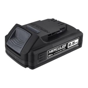 Batería compacta de iones de litio de 20V 2.5 AH
