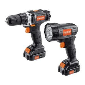 Kit de taladro/destornillador y linterna inalámbricos de 12 V de 3/8 pulg.