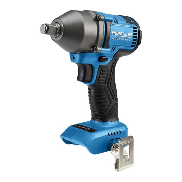 Llave de impacto compacta de 3 velocidades, inalámbrica, sin escobillas, de 1/2 pulg., 20 V, azul, solo herramienta