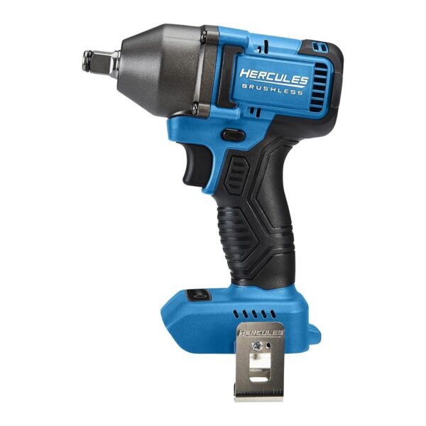 Llave de impacto compacta de 3 velocidades, inalámbrica, sin escobillas, de 1/2 pulg., 20 V, azul, solo herramienta - Image 3