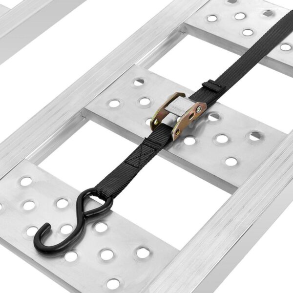 2 Rampas de carga rectas de aluminio de 1250 lb de capacidad, 13 x 77 pulgadas - Image 3