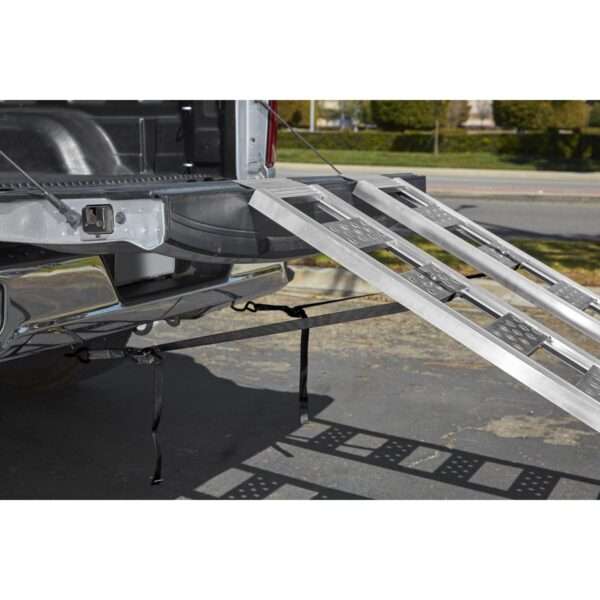 2 Rampas de carga rectas de aluminio de 1250 lb de capacidad, 13 x 77 pulgadas - Image 2