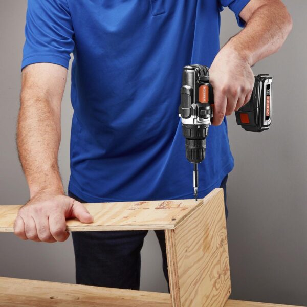 Kit de Taladro/Destornillador inalámbrico  de 18 V de 3/8 pulgadas - Image 2
