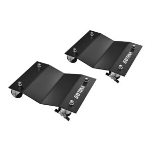 Plataformas rodantes profesionales de acero para vehículos con capacidad de 2500 lb, 2 piezas.