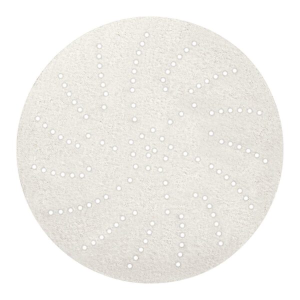 Lija circular con patrón de orificios múltiples, grano 320, de 6 plg, con grano de alúmina cerámica, pak de 5pzas. - Image 3