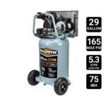 Compresor de aire lubricado vertical 29 galones 1.8 hp 165 psi