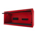 Centro de trabajo Hutch, 56 pulgadas x 22 pulgadas Serie 3, Rojo.
