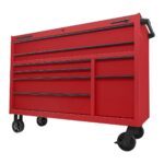 Gabinete con ruedas de 56 pulgadas x 22 pulgadas, Serie 3, Rojo
