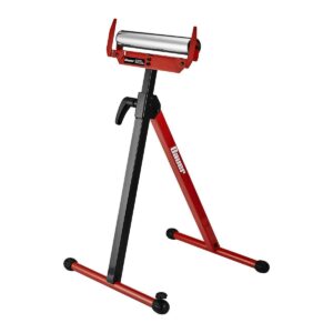 Soporte de rodillo ajustable con capacidad de 250 lb y guía de borde