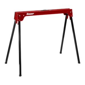 Caballete plegable de acero de 29 pulgadas, capacidad de 600 lb