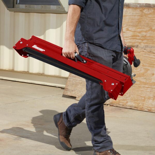 Caballete plegable de acero de 29 pulgadas, capacidad de 600 lb - Image 3