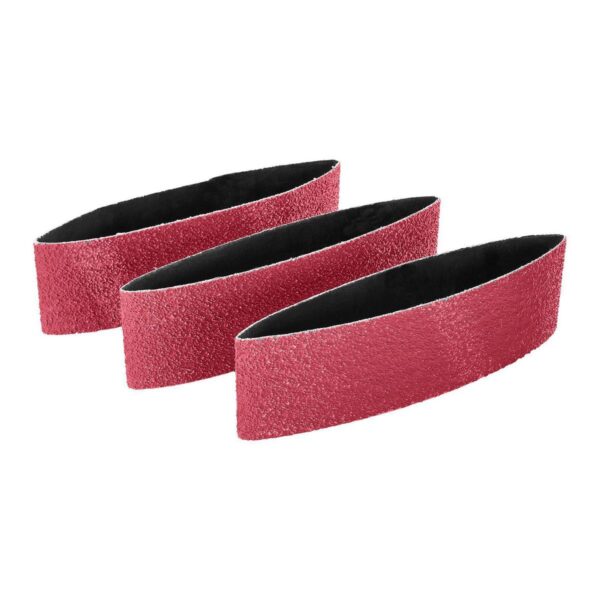 3 Bandas de lijado de 3x21 pulgadas de alúmina de circonio - Image 2