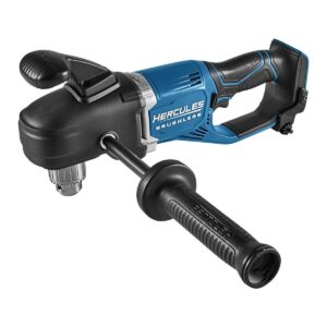 Taladro de ángulo recto de velocidad variable, inalámbrico, sin escobillas, de 20 V, 1/2 pulg., solo herramienta