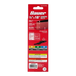 Paquete de 3 repuestos para lijadora de banda 1/2 in. x 18 pulgadas Aluminum Oxide