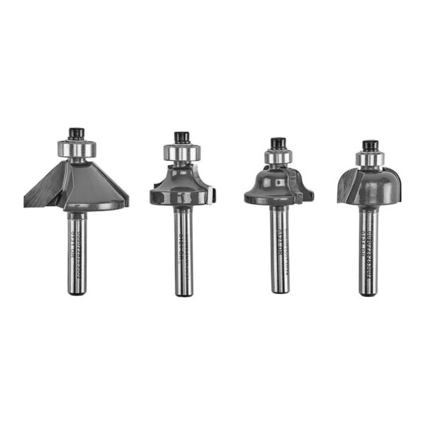Juego de brocas fresadoras decorativas con punta de carburo , 4 piezas. - Image 2
