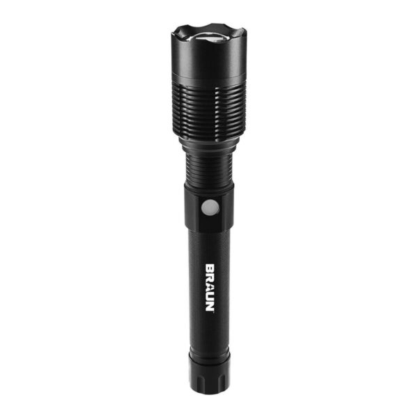 Linterna LED impermeable recargable de 7000 lúmenes con banco de baterías. - Image 2