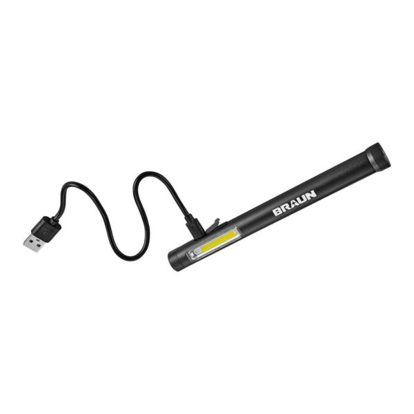 Linterna LED recargable de 250 lúmenes con luz UV. - Image 3