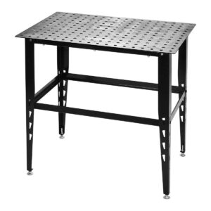 Mesa de soldadura modular de 36 x 24 pulgadas con kit de ajuste para soldadura.