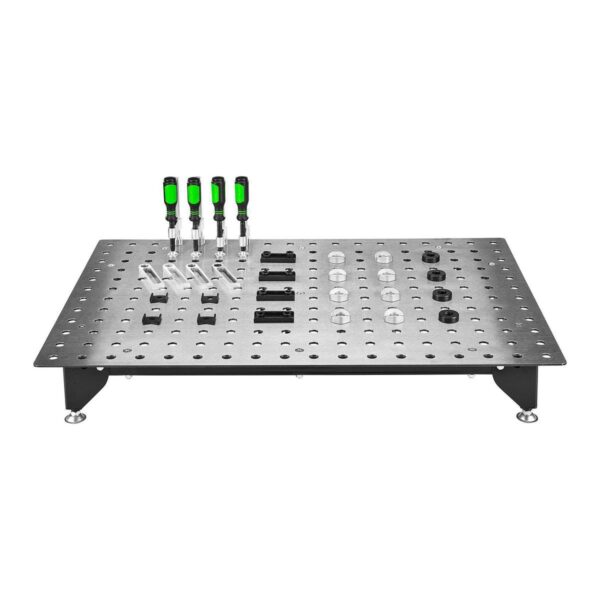 Mesa de soldadura modular de 36 x 24 pulgadas con kit de ajuste para soldadura. - Image 2