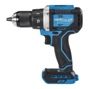 Taladro/destornillador inalámbrico sin escobillas  de 20 V de 1/2 pulg. con mango lateral, solo herramienta