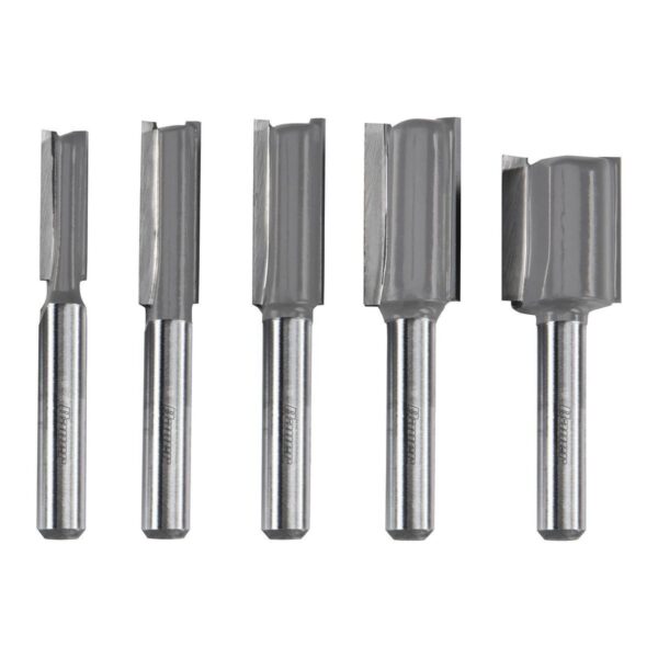 Juego de Brocas para fresadoras rectas con punta de carburo, 5 piezas. - Image 2