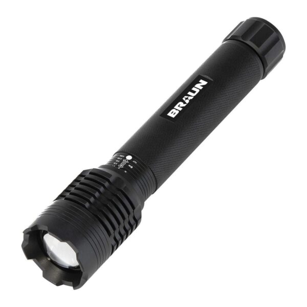 Linterna LED con zoom multiusos de 1700 lúmenes.