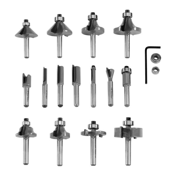 Juego de Brocas Fresadoras de carburo , 15 piezas. - Image 4