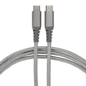 Cable trenzado de carga rápida Armstrong USB-C a USB-C de 1.83m.