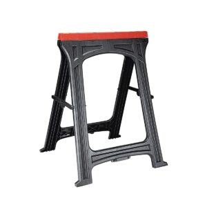 Caballete plegable de PVC de 31 pulgadas, capacidad de 350 lb