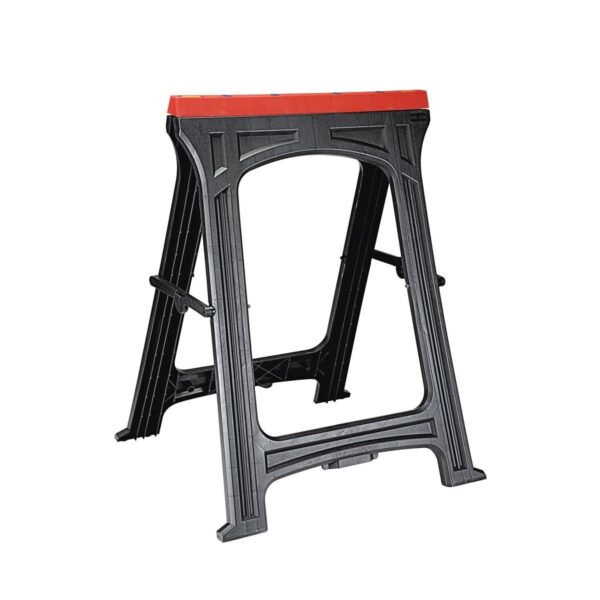 Caballete plegable de PVC de 31 pulgadas, capacidad de 350 lb