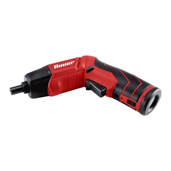 Destornillador inalámbrico de 4 V de 1/4 pulg. con kit de linterna integrado con 4 puntas de inserción y cargador de pared - Image 3