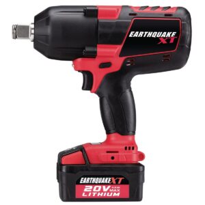 Kit de llave de impacto Xtreme Torque inalámbrica de 20 V de 3/4 pulgadas con batería de 4,0 Ah, cargador rápido y estuche