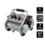 Compresor de aire portátil super silencioso de 1 galón y 135 PSI