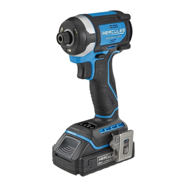 Kit Desarmador  de impacto compacto 1/4 pulg 3 velocidades, sin escobillas, 20V - Image 4