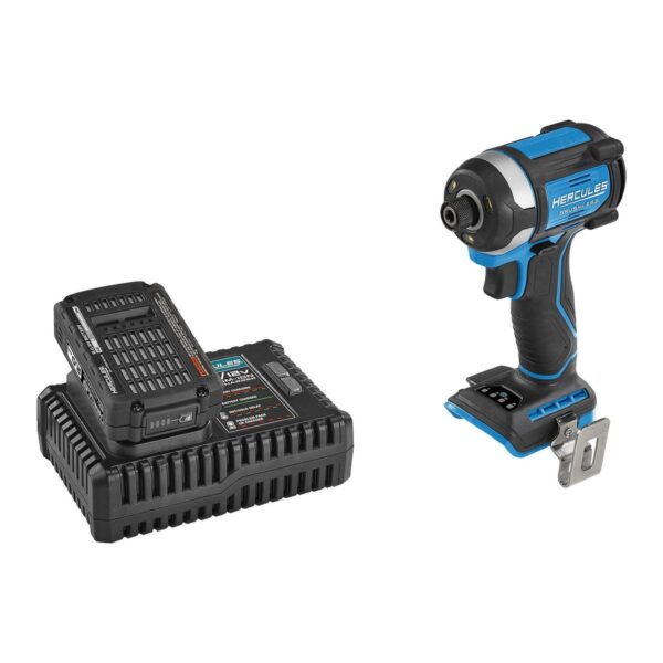 Kit Desarmador  de impacto compacto 1/4 pulg 3 velocidades, sin escobillas, 20V - Image 3