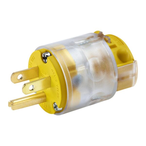 Enchufe macho iluminado  de 125 V, 15 A, 12-18 AWG. - Image 3