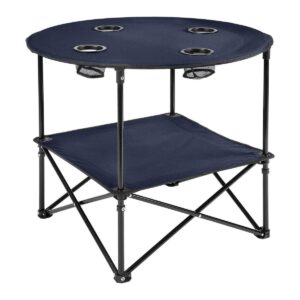 Mesa de camping plegable, azul