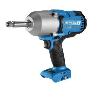 Llave de impacto de alto torque, inalámbrica, sin escobillas, 20 V, 1/2 pulg., con yunque extendido, solo herramienta