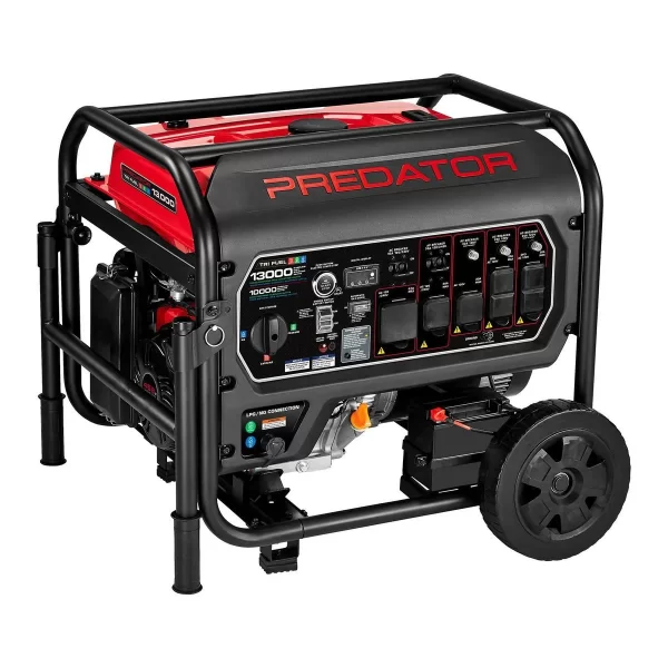 Generador de 13000 watts Tri Combustible Gasolina GasLp Gas Natural 220V
