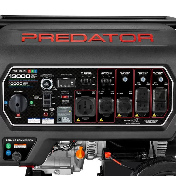 Generador de 13000 watts Tri Combustible Gasolina GasLp Gas Natural 220V - Image 3