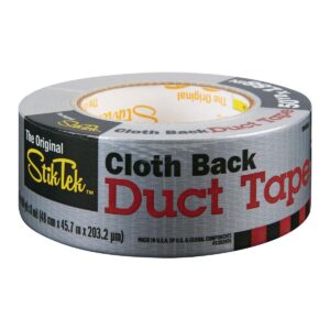 Cinta tape gris para ductos con tela al reverso 46mts