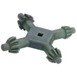 Llave portabrocas de cuatro direcciones