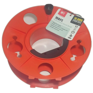 Carrete para cable De Extensión 45 Metros Color Naranja
