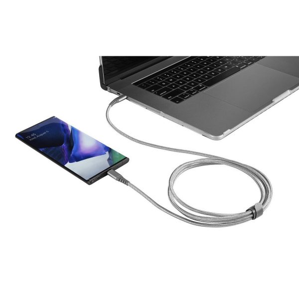 Cable trenzado de carga rápida Armstrong USB-C a USB-C de 1.83m.